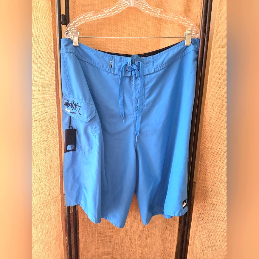 Men's Quicksilver Board Shorts Quick-Dry Swimwear With Bottle Opener